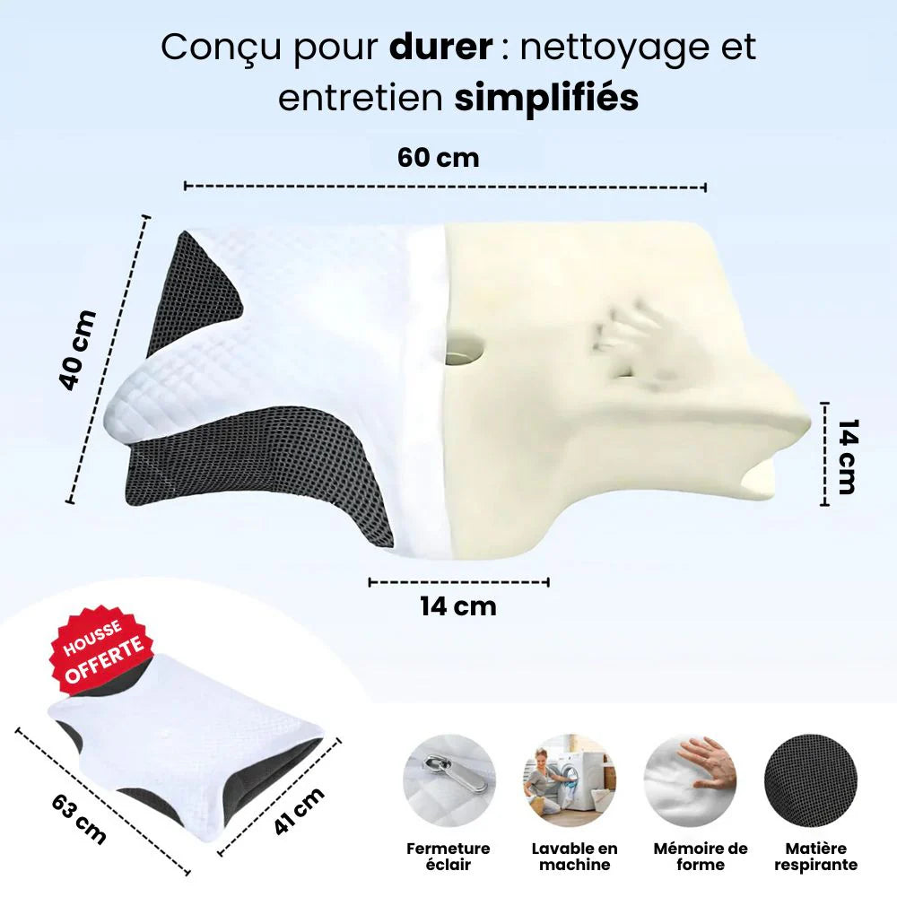 NOVÉA SÉRÉNITÉ™ - Oreiller Ergonomique Premium