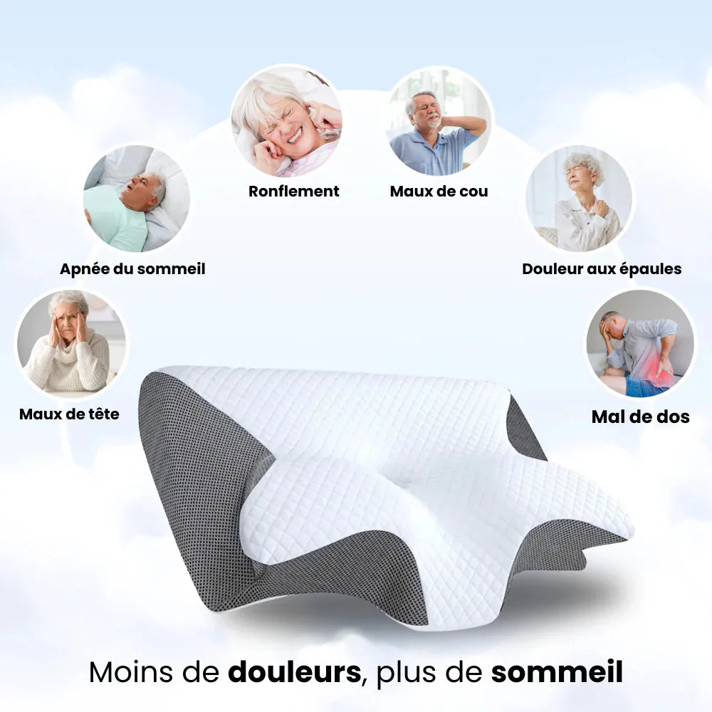 NOVÉA SÉRÉNITÉ™ - Oreiller Ergonomique Premium