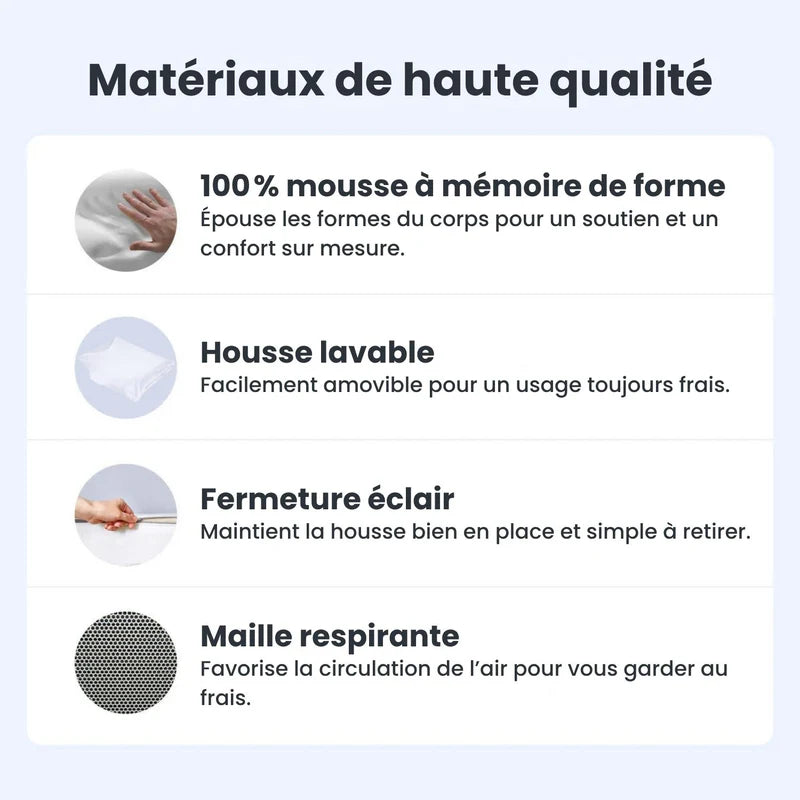 NOVÉA SÉRÉNITÉ™ - Oreiller Ergonomique Premium