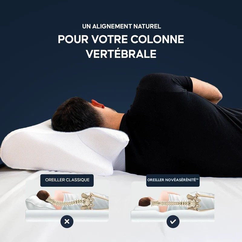 NOVÉA SÉRÉNITÉ™ - Oreiller Ergonomique Premium